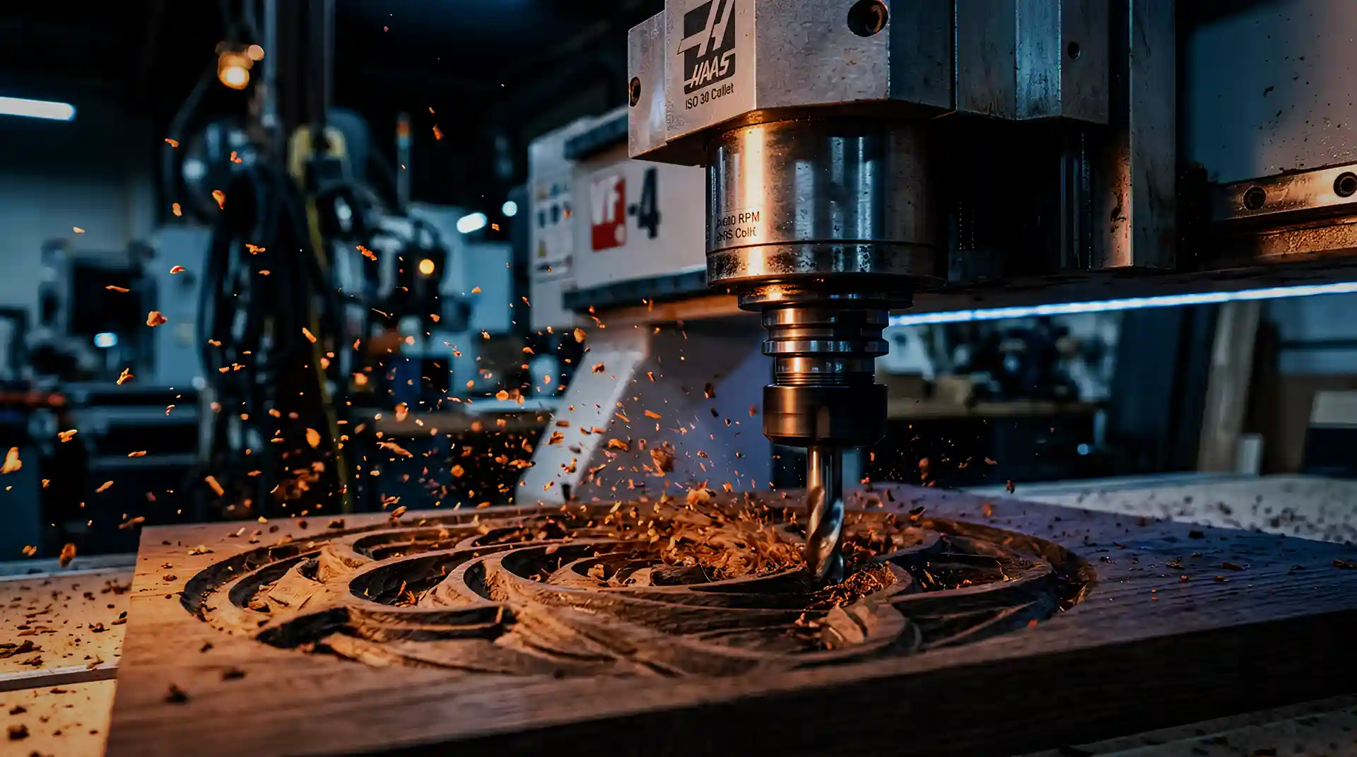 Наш цех фрезерной и лазерной резки